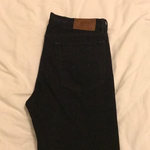 Black Men’s Jeans Polo
